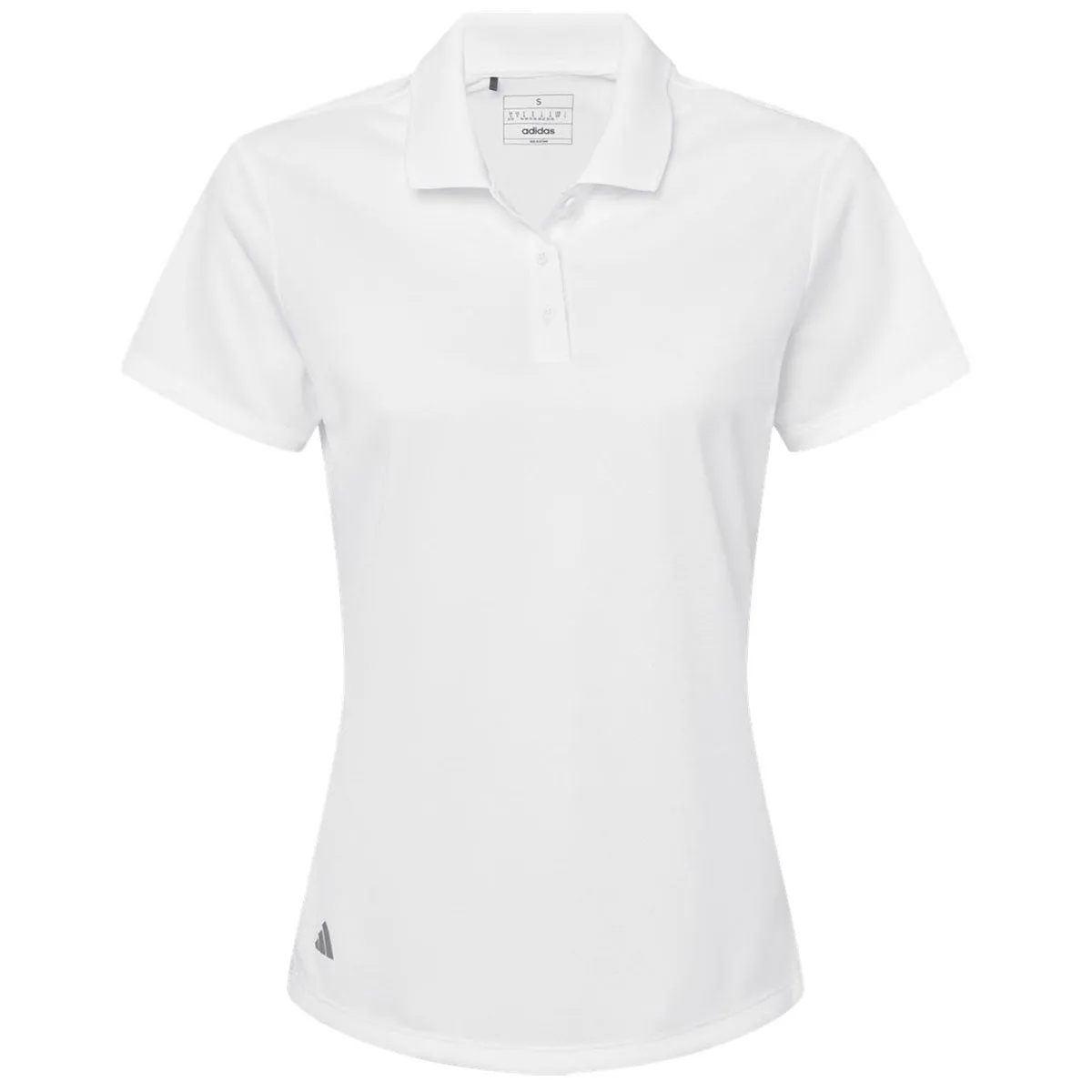 Adidas Women's White Basic Sport Polo