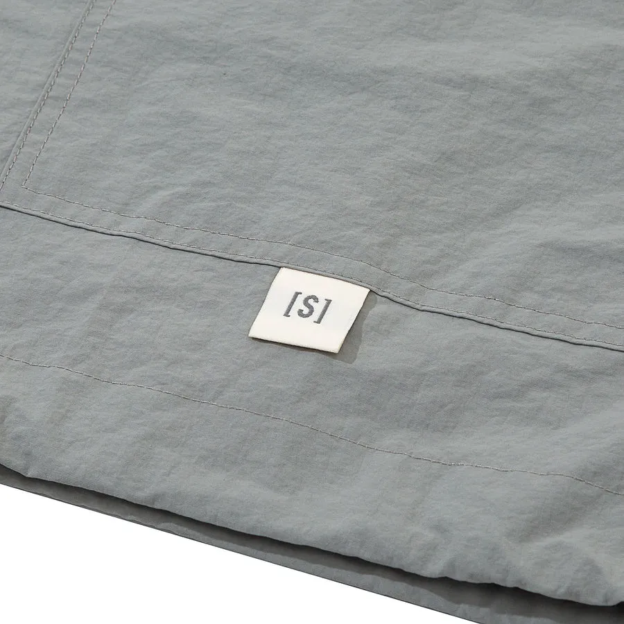 A[S]USL PHONE DOWN COACH JACKET-GREY