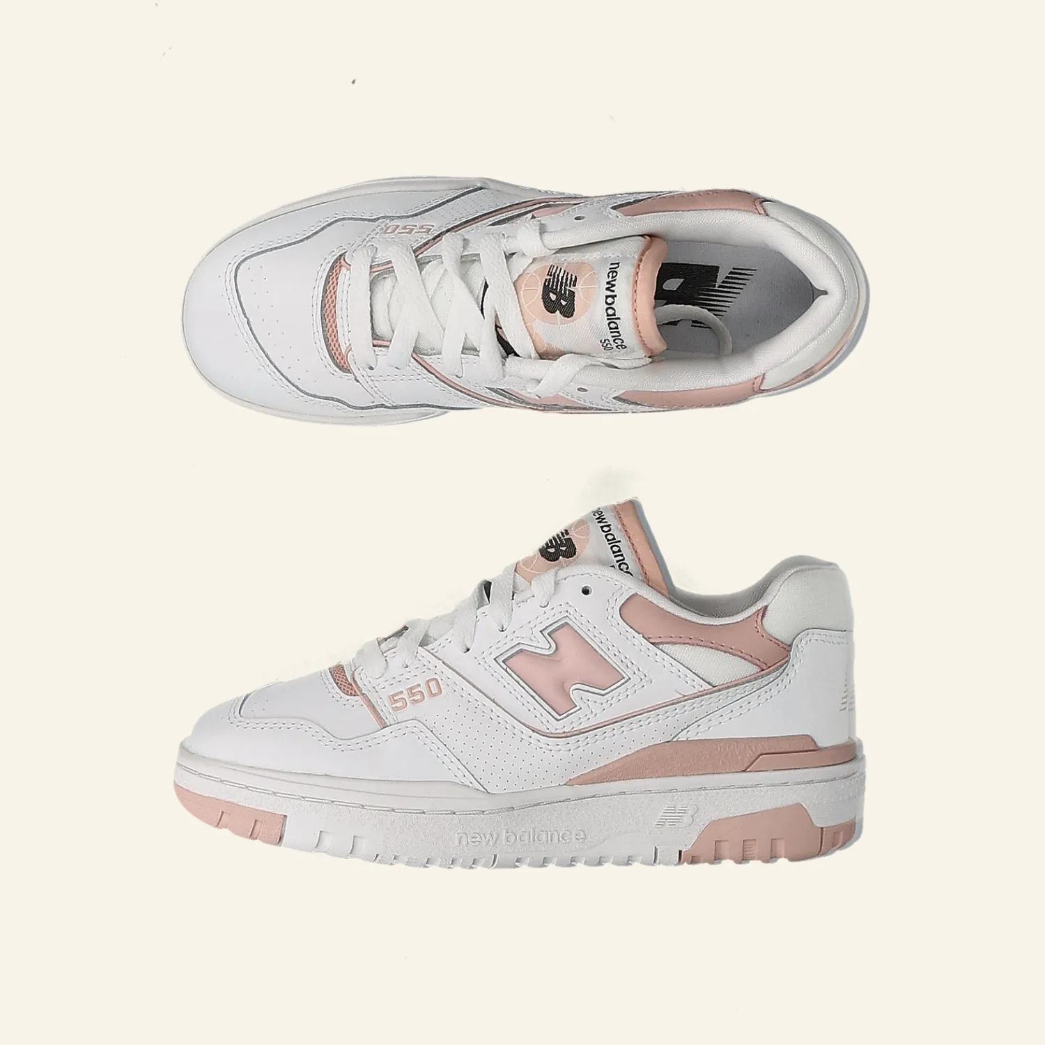 BBW550BP | White / Pink Sand