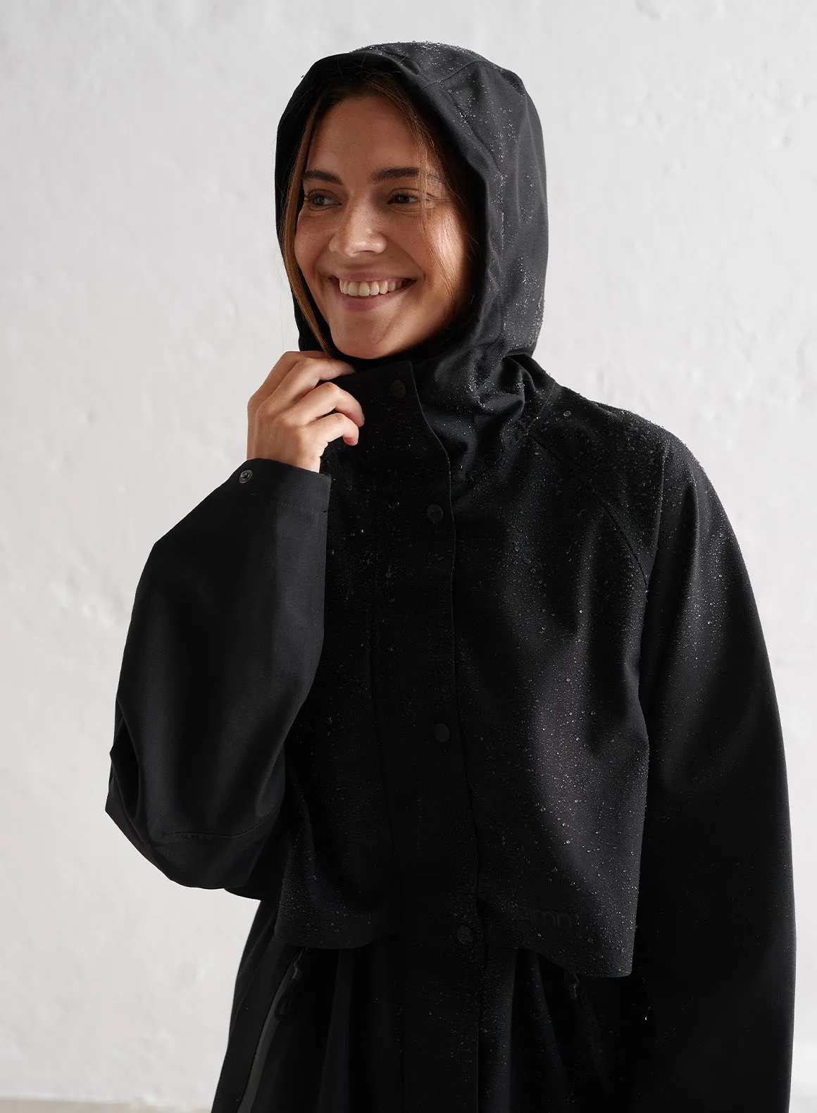 Black Waterproof Parka