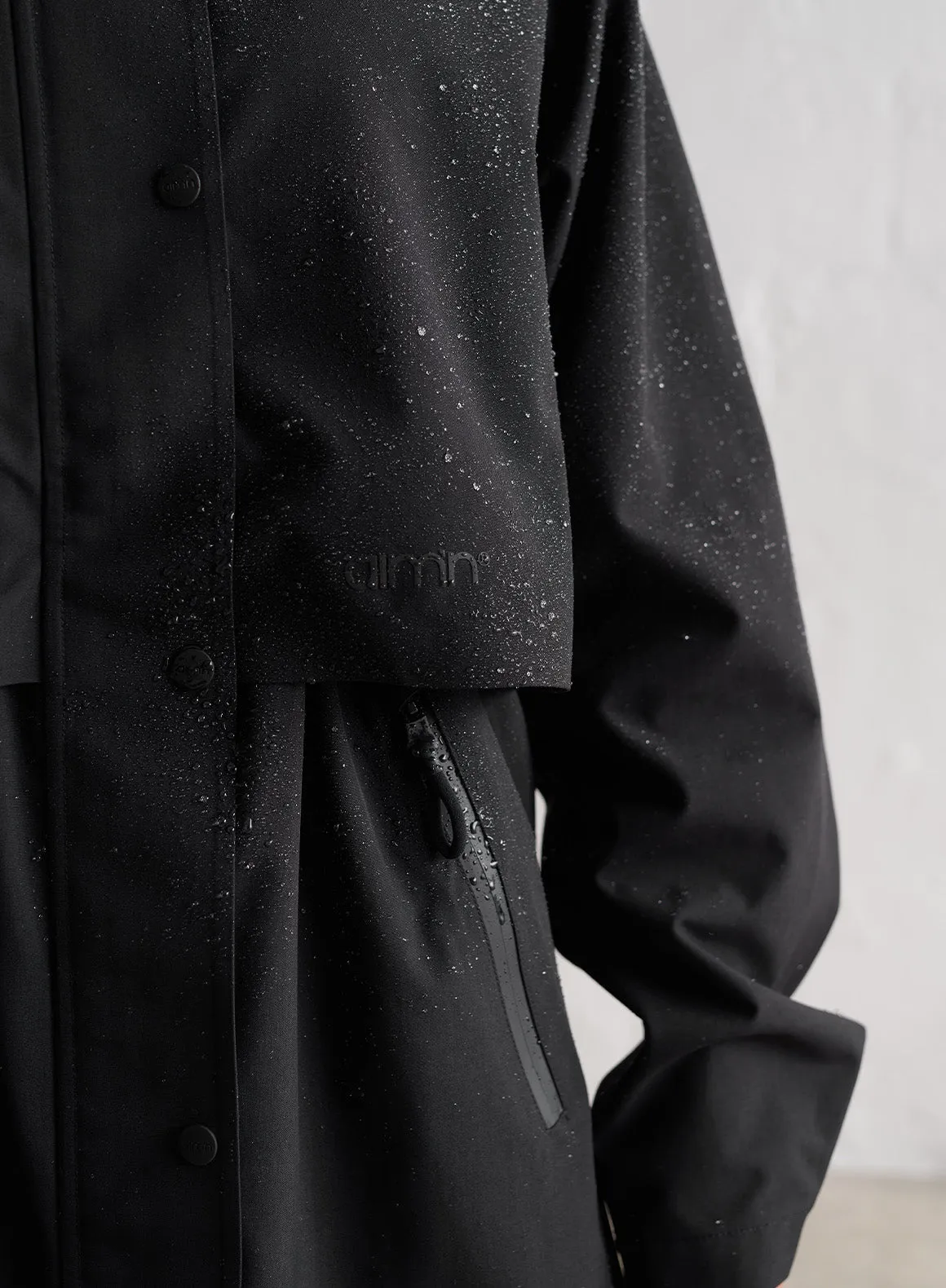 Black Waterproof Parka