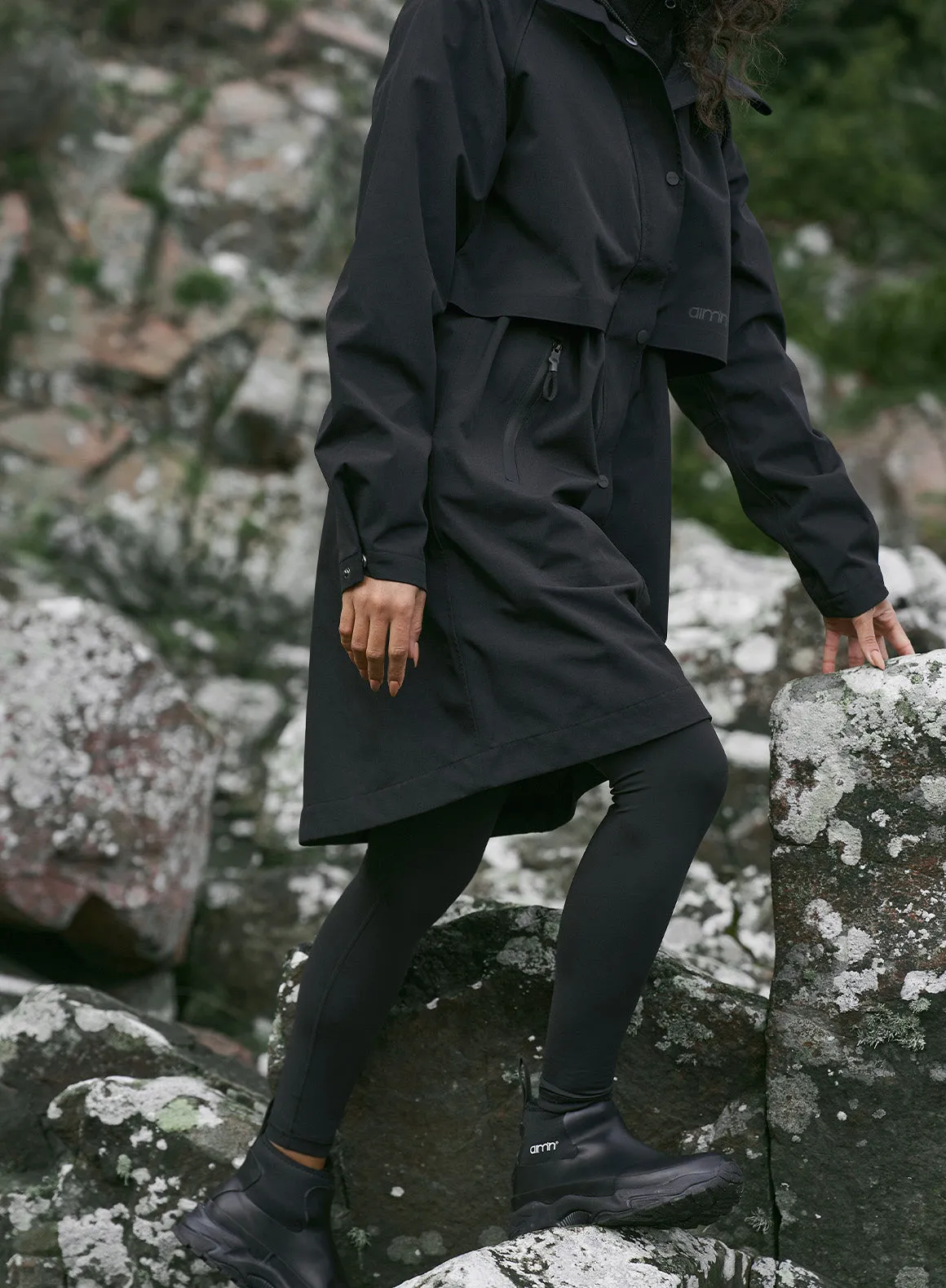 Black Waterproof Parka