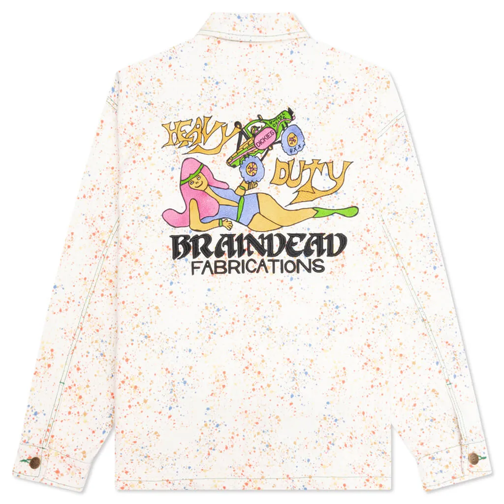 Brain Dead x Dickies Gardening Jacket - Whisper White