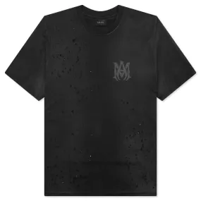 Core Logo Shotgun Tee - Faded Black