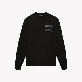 CROYEZ TRIPLE LOGO SWEATER - BLACK