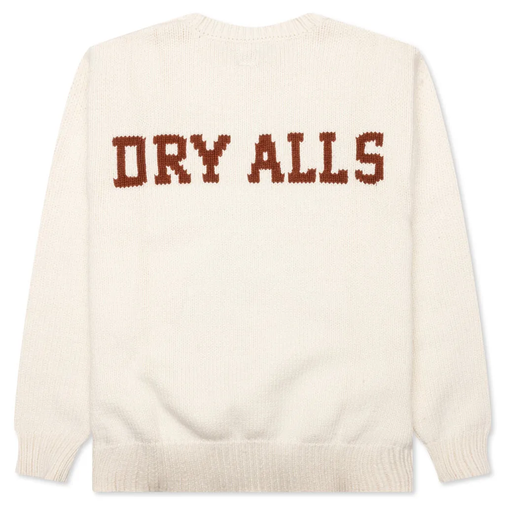 Dachs Knit Sweater - White