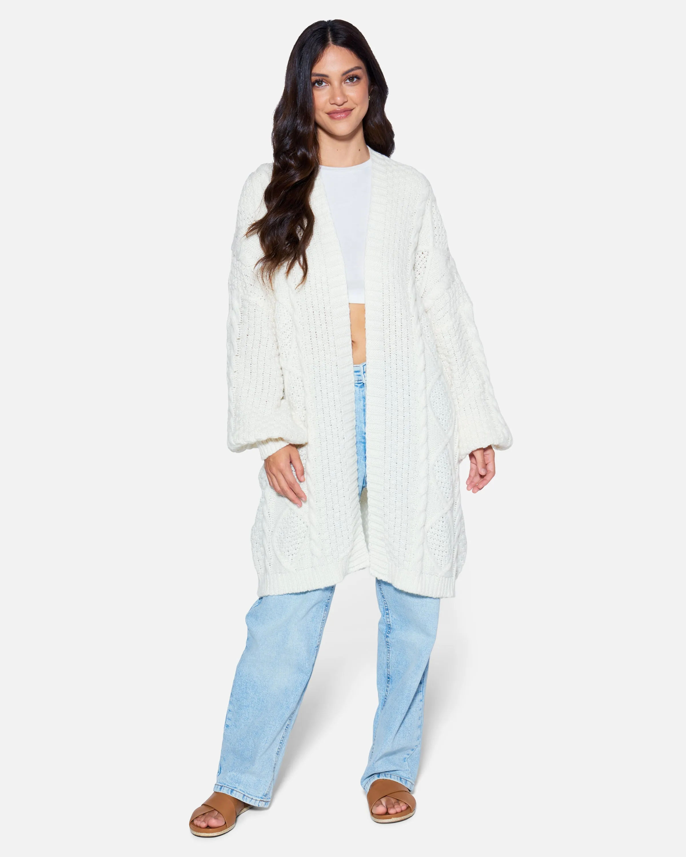 ESSENTIAL OLIVIA OVERSIZED CARDIGAN