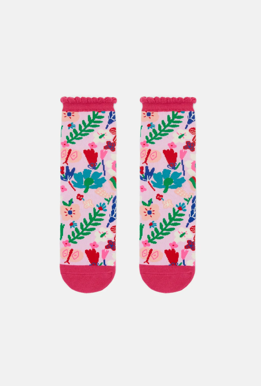 Flower Patch Kids Sock 2Pr Pk