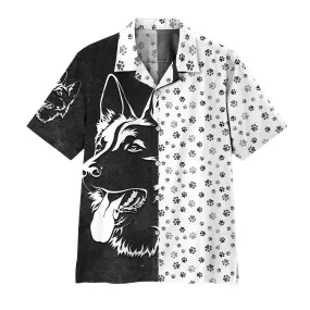 Gearhuman 3D Foot Print Dogs Hawaii Shirt