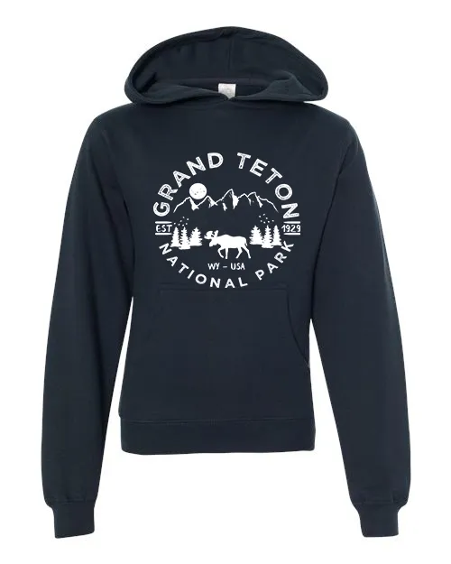 Grand Teton National Park Youth Hoodie Sweatshirt