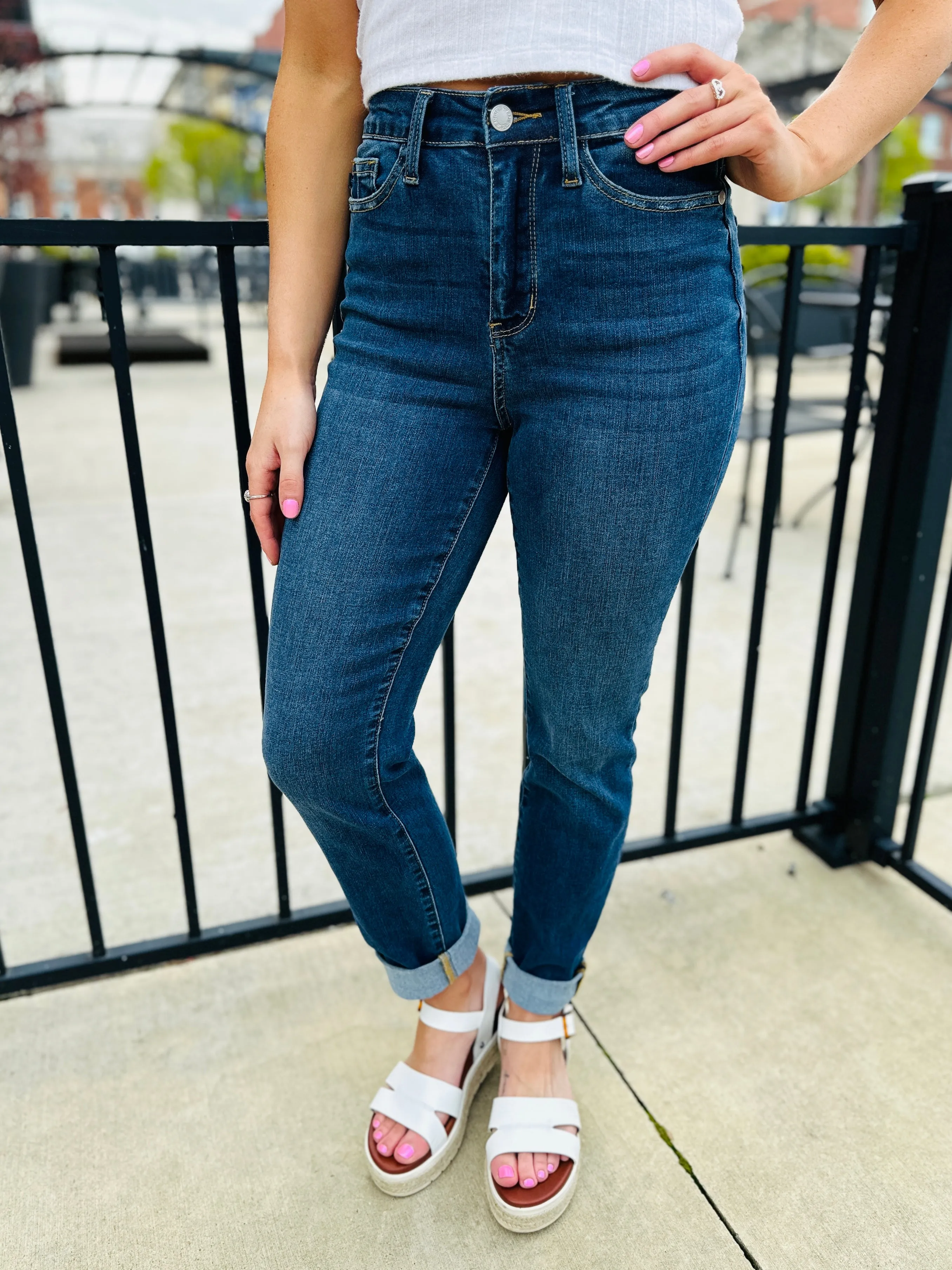 Judy Blue The Coolest Boyfriend Jeans in REG/CURVY