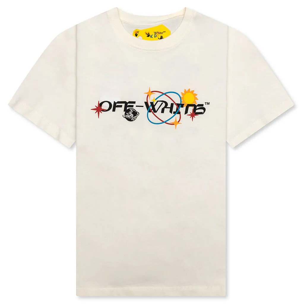 Kids Off Planets S/S Tee - Off White