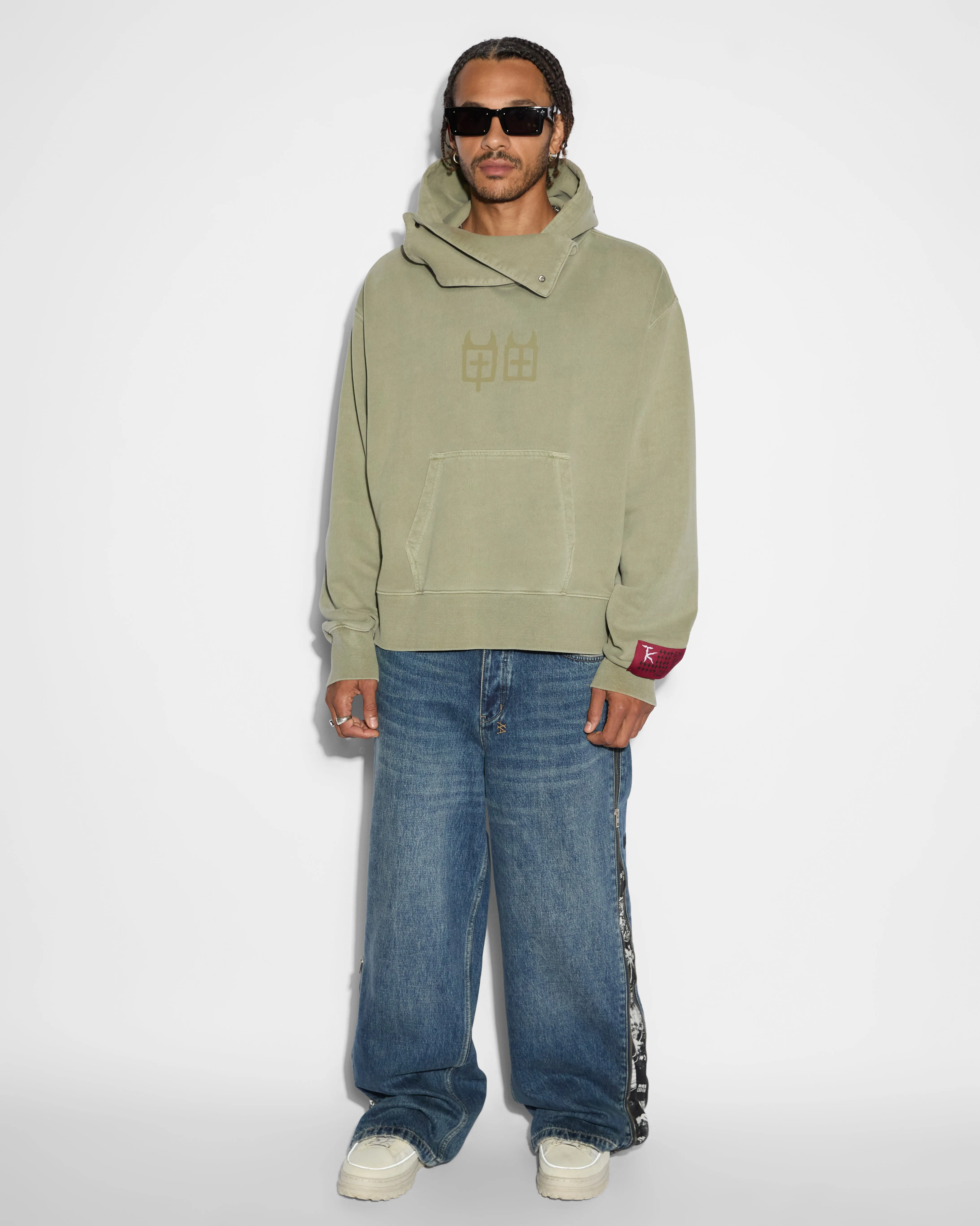 Ksubi X TRIPPIE REDD Devil Trip Hoodie - Khaki