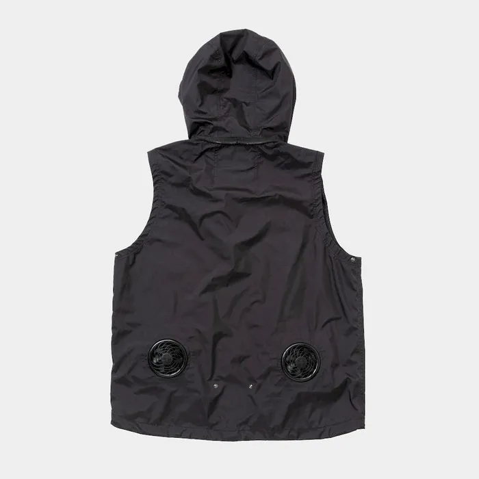 MEANSWHILE AIR CICULATION SYSTEM RAIN JACKET-BLACK