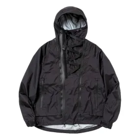 MEANSWHILE AIR CICULATION SYSTEM RAIN JACKET-BLACK