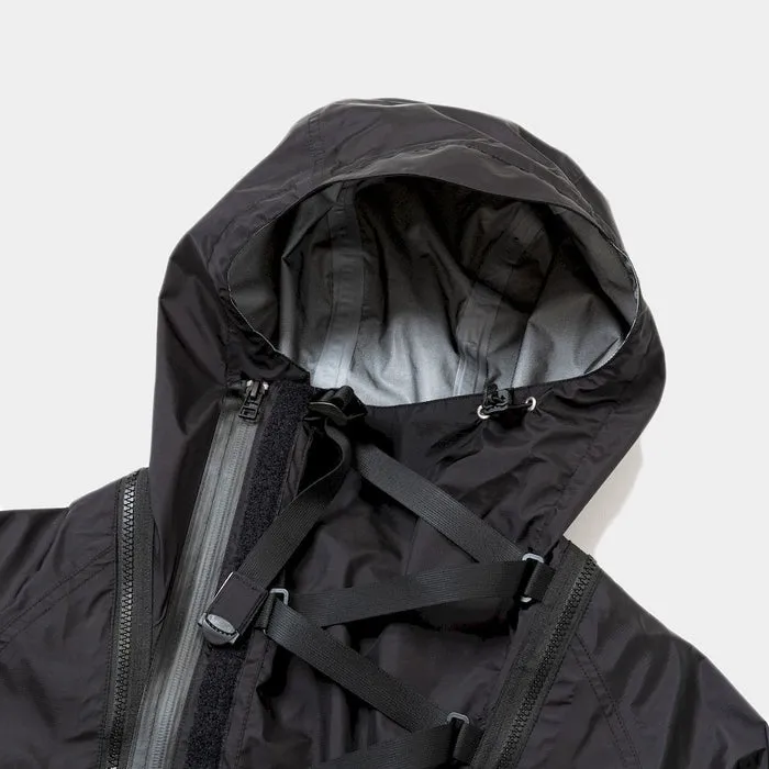 MEANSWHILE AIR CICULATION SYSTEM RAIN JACKET-BLACK