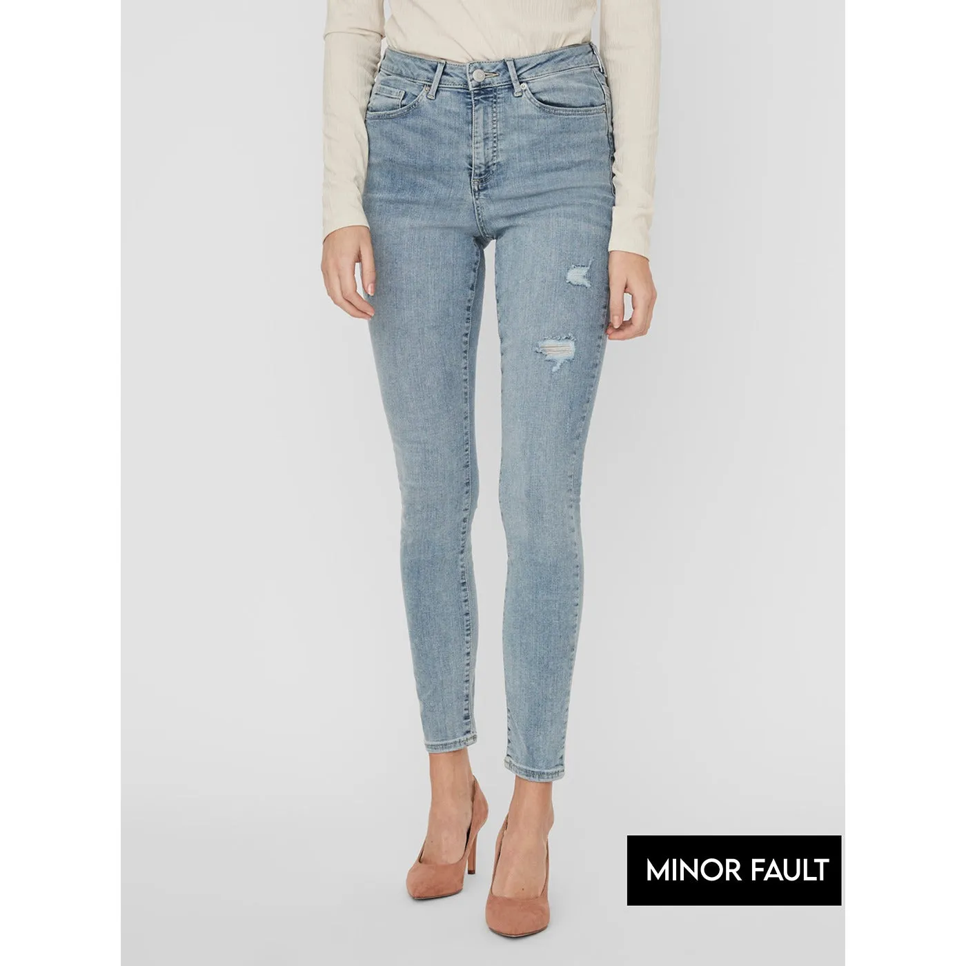 (Minor Fault) Slim Fit High Rise Jeans