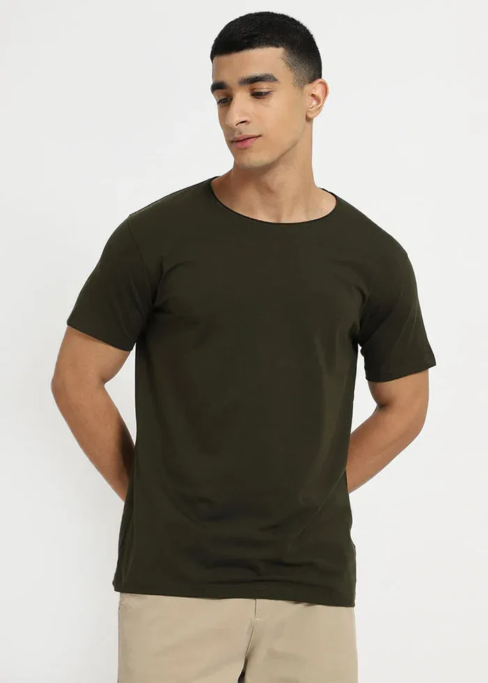 Moss Green Crew Neck T-shirt