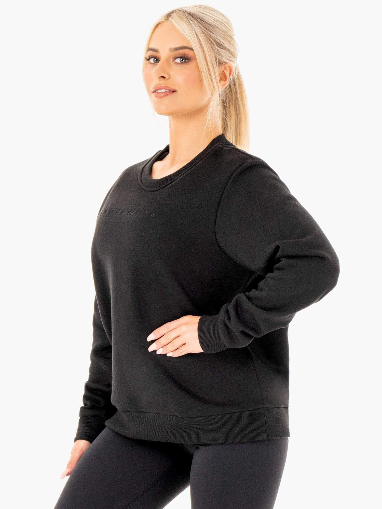 Motion Oversized Sweater - Black