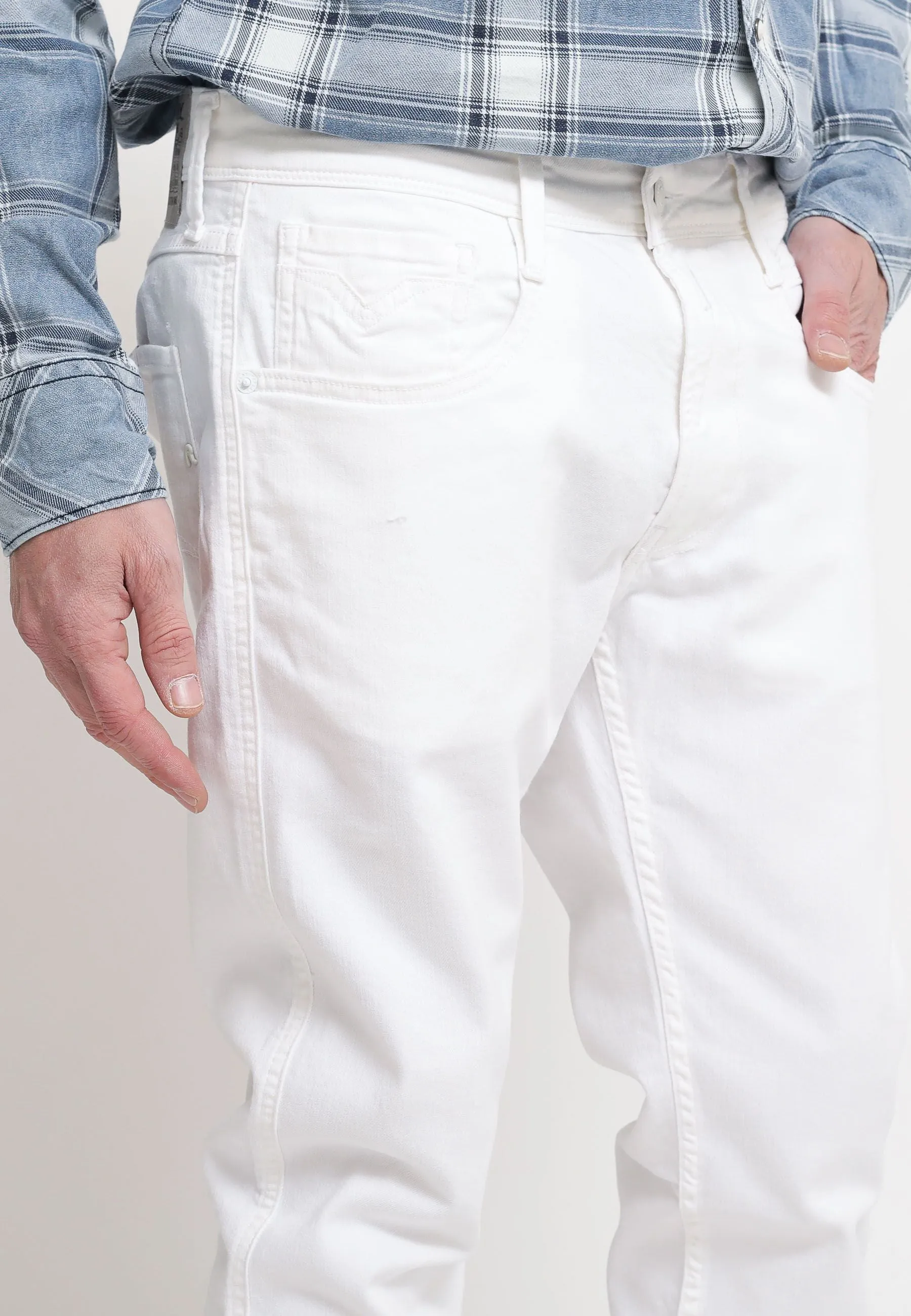 Pantalone Jeans - Bianco