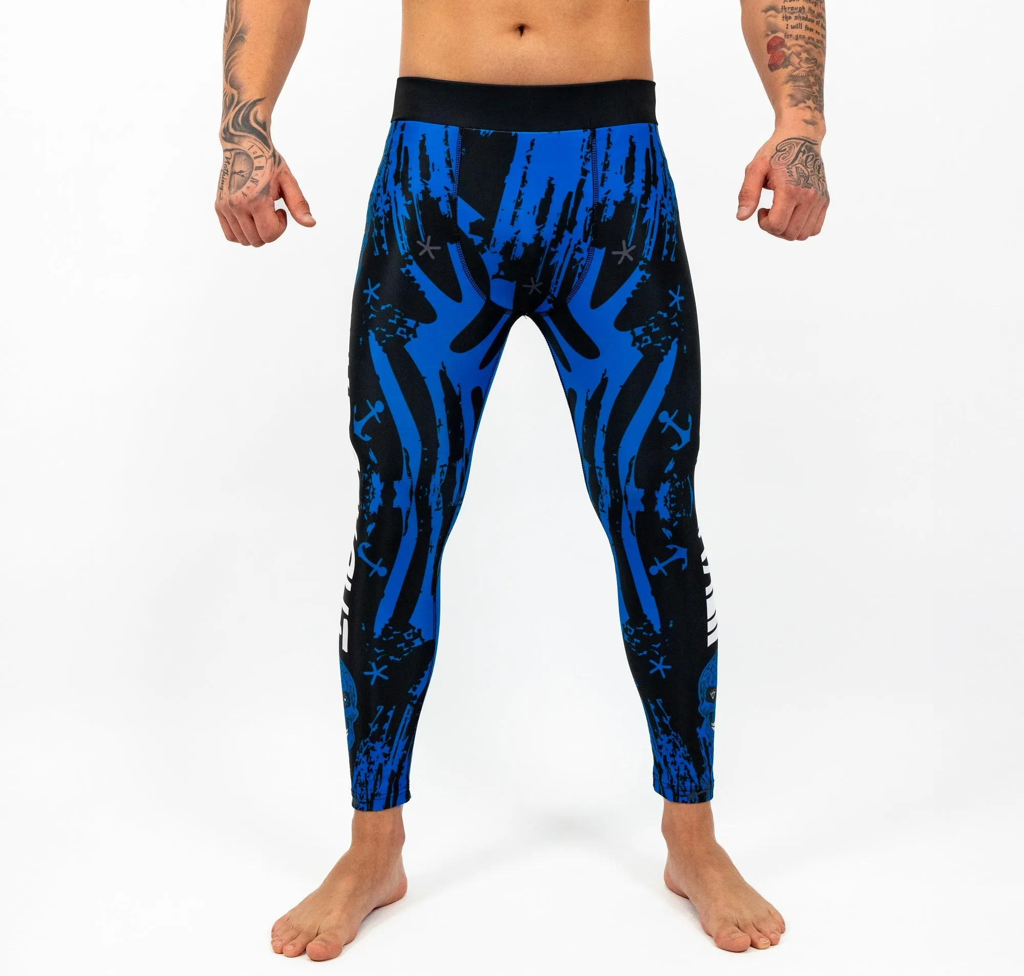 Pantaloni Compresie Knockout Skull