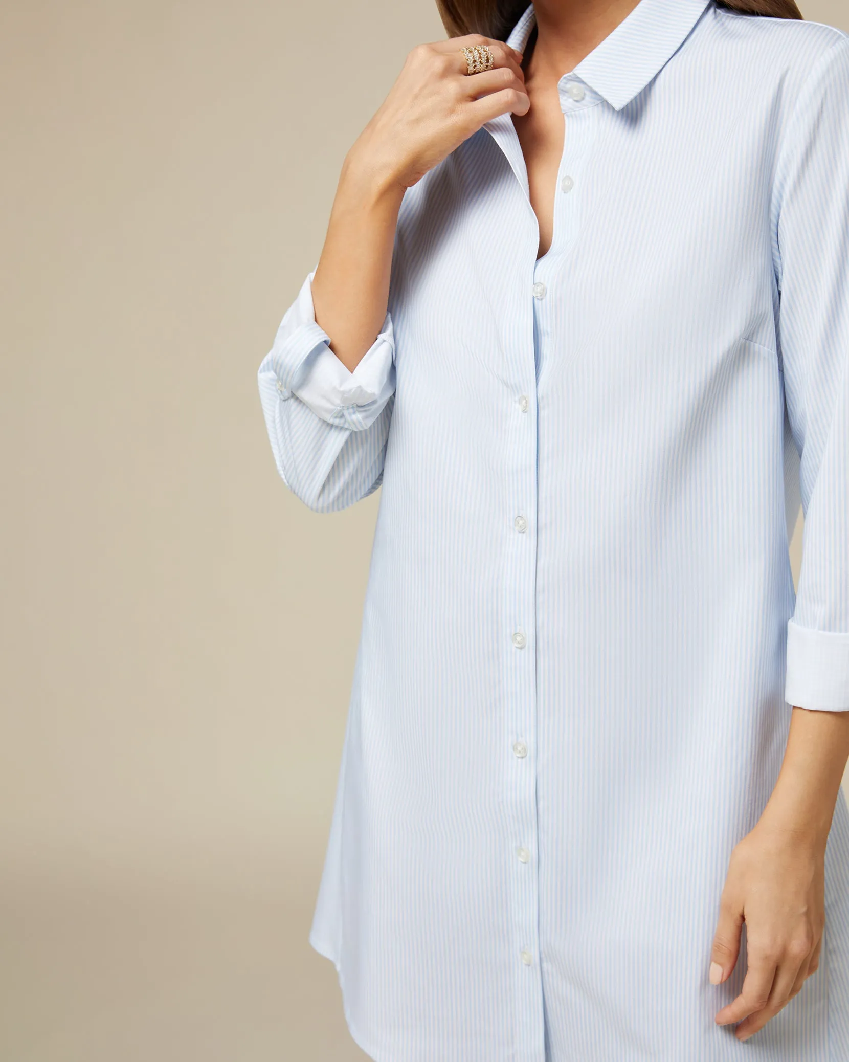 Poplin Shirt Dress