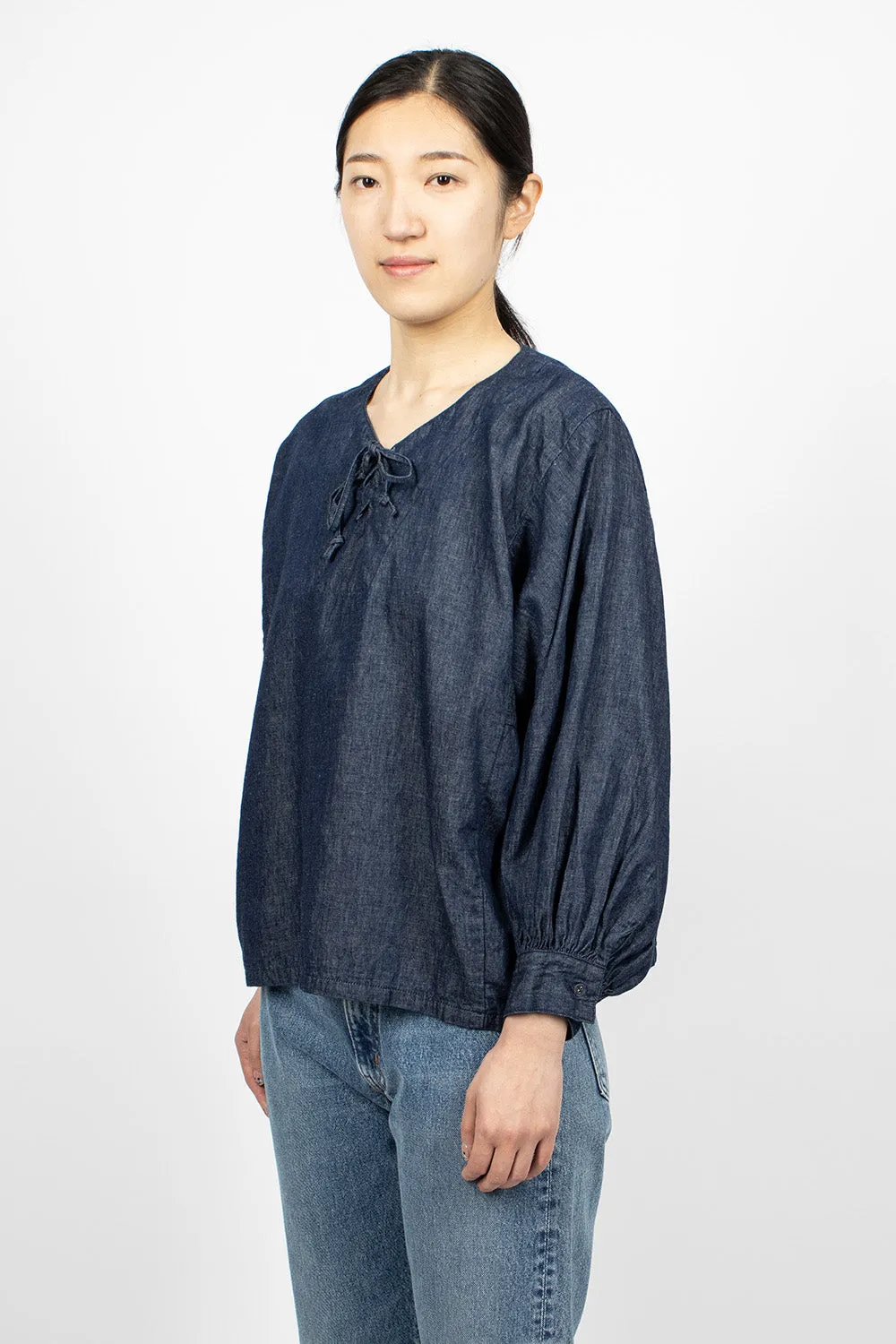 Pullover Laced Shirt One Wash