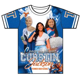 "Curstin" Custom Designed Graduation 3D shirt