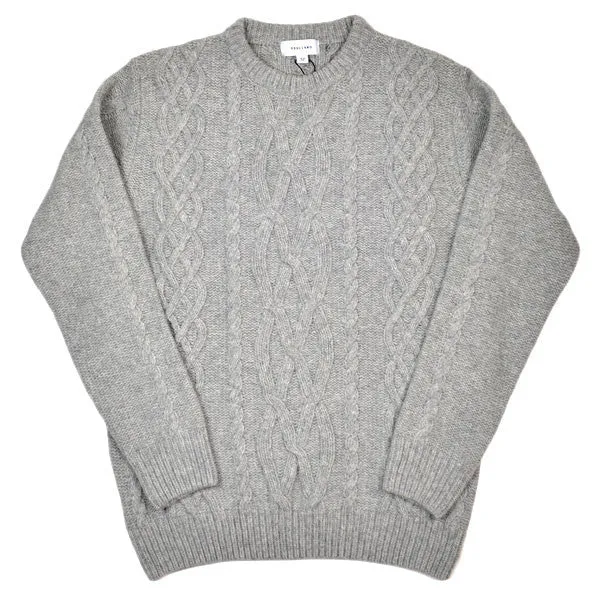 Soulland - Gaedicke Cable Knit Sweater - Grey