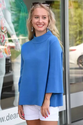 STAND OUT SWEATER -FRENCH BLUE