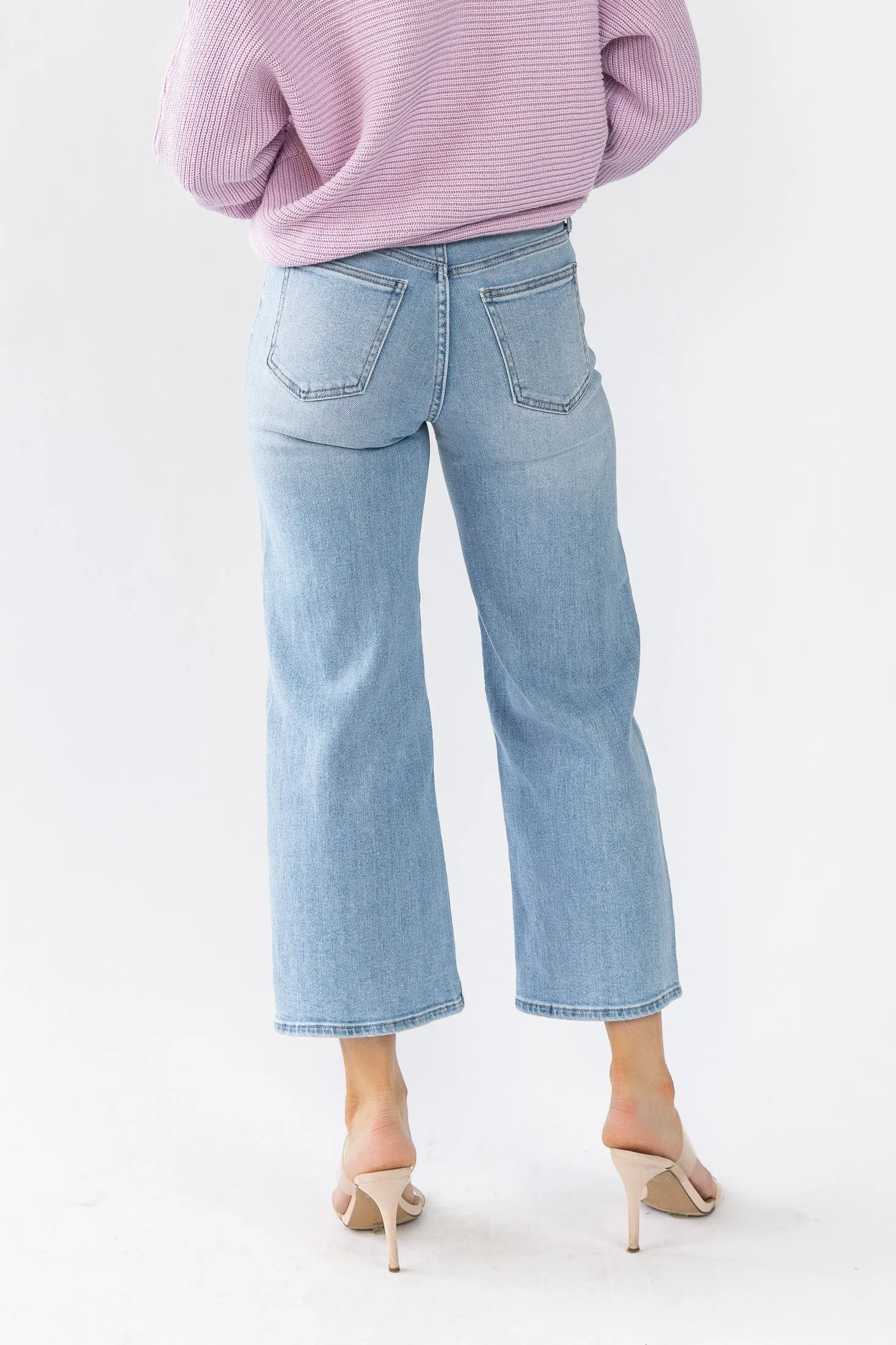 Stellan Slim Wide Leg Jeans