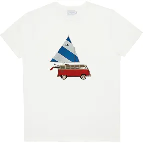 Tee-shirt Bask In The Sun Sailing Van natural