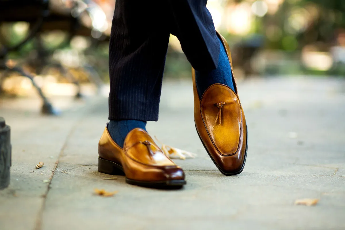 The Van Damme Belgian Loafer - Tobacco