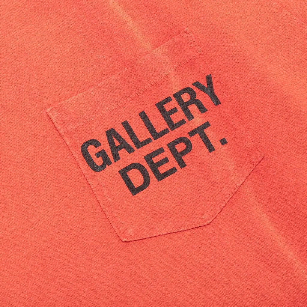 Vintage Logo Painted Tee - Red